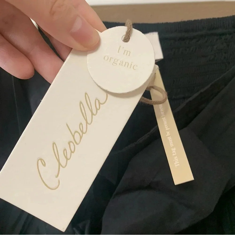 Cleobella Tessa Mini Bubble Skirt in Black Size Small NWT New - Picture 8 of 11